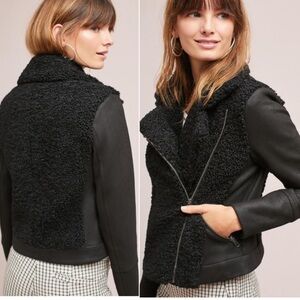 Greylin Black Shearling Jacket